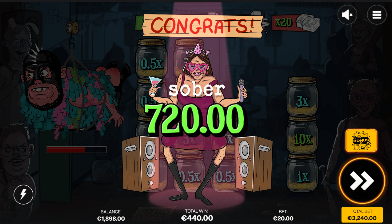Office Party – Bonus Buy with Winning Combo